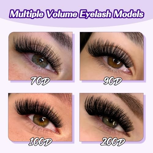 Fluffy Lash Clusters Kit 3D Eyelash Extensions DIY Make Up Set