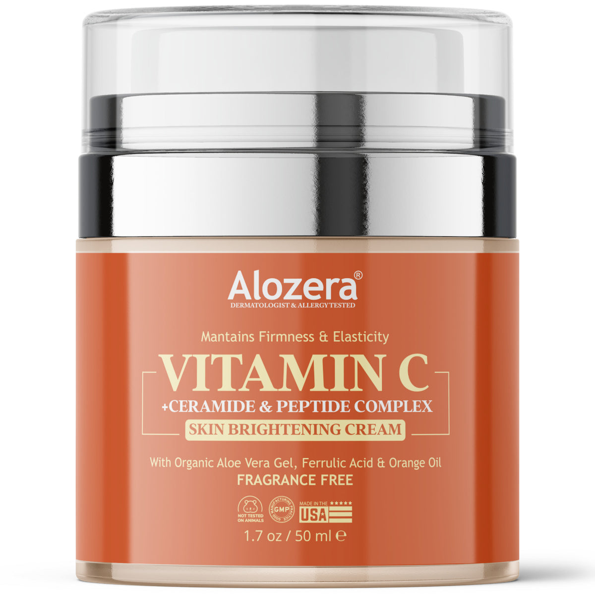 Vitamin C Face Cream - Brightens, Hydrates & Firms, 1.7 oz