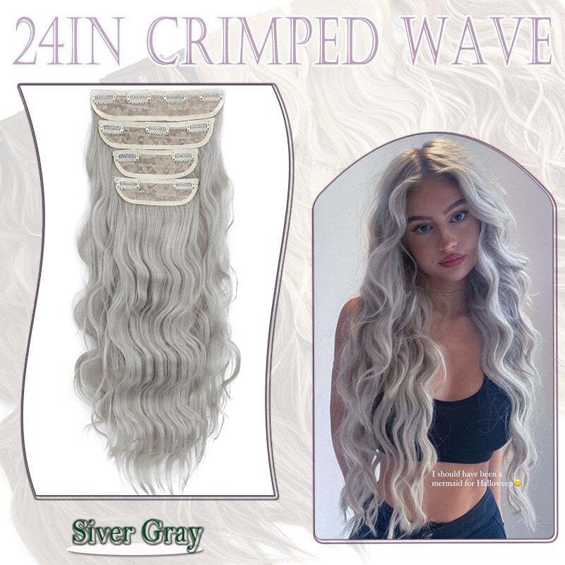 Double Weft Clip-In Human Hair Extensions Full Head - Multiple Colors & Lengths
