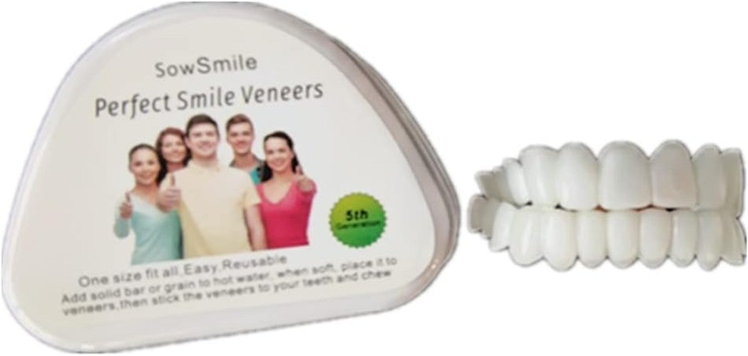 Realistic Silicone Teeth Veneers Covers for Adults – Easy Smile Transformation