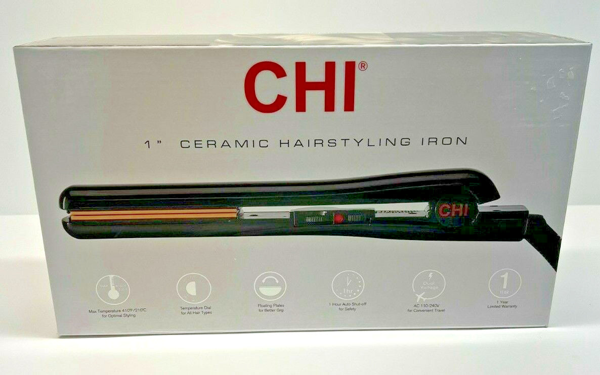 Ceramic Flat Iron Hair Straightener 1 Inch - Ionic Hair Styling Tool