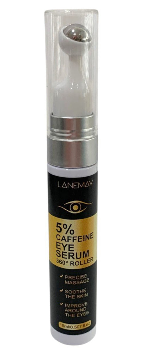 5% Caffeine Eye Serum for Dark Circles & Puffiness with Cooling Roller Ball