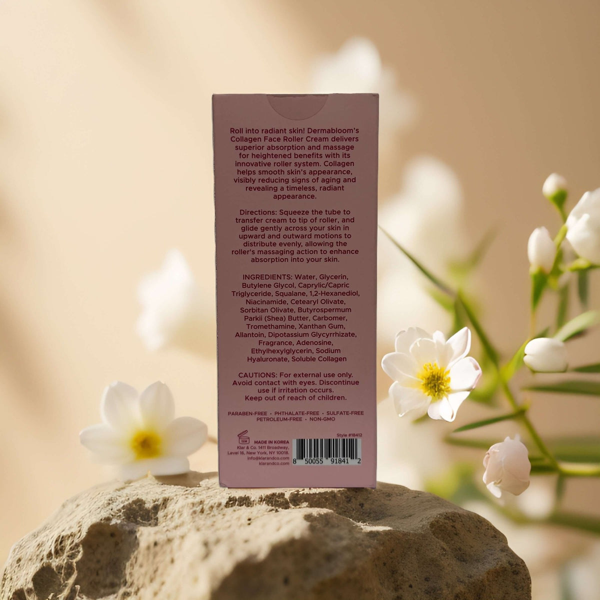 Collagen Face & Neck Cream with Roller Applicator - Firming & Lifting