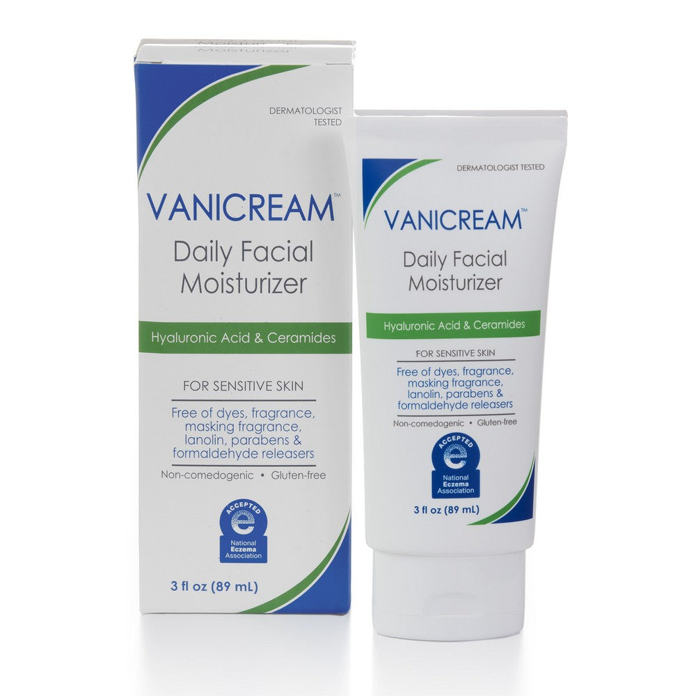 Sensitive Skin Facial Moisturizer with Hyaluronic Acid & Ceramides - 3 fl oz - 5 Pack