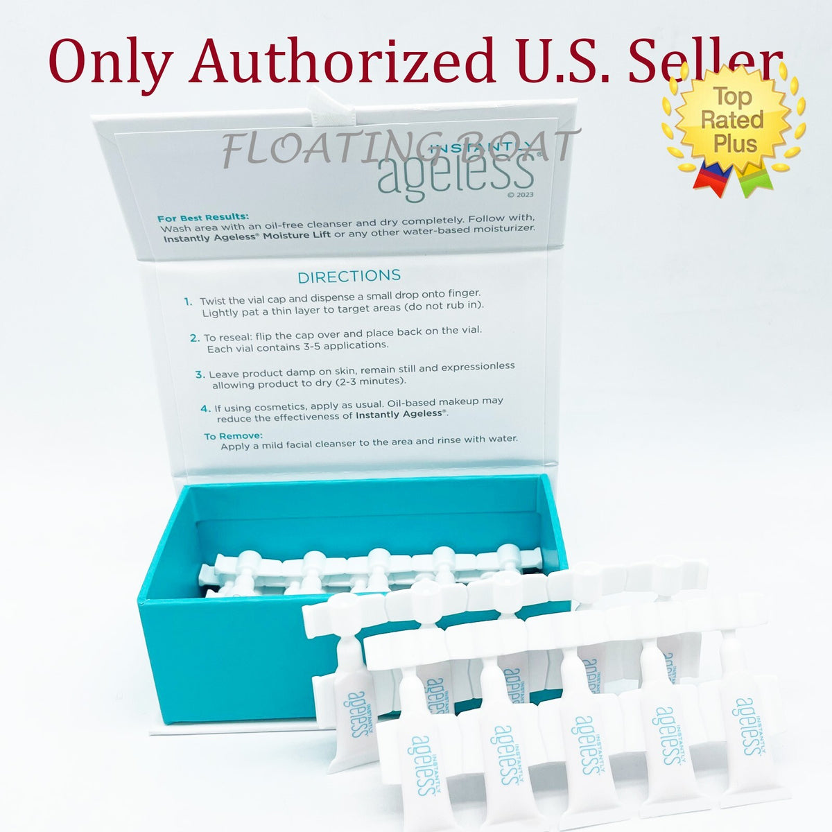 Instantly Ageless Face Lift Vials - Reduces Wrinkles & Under-Eye Bags