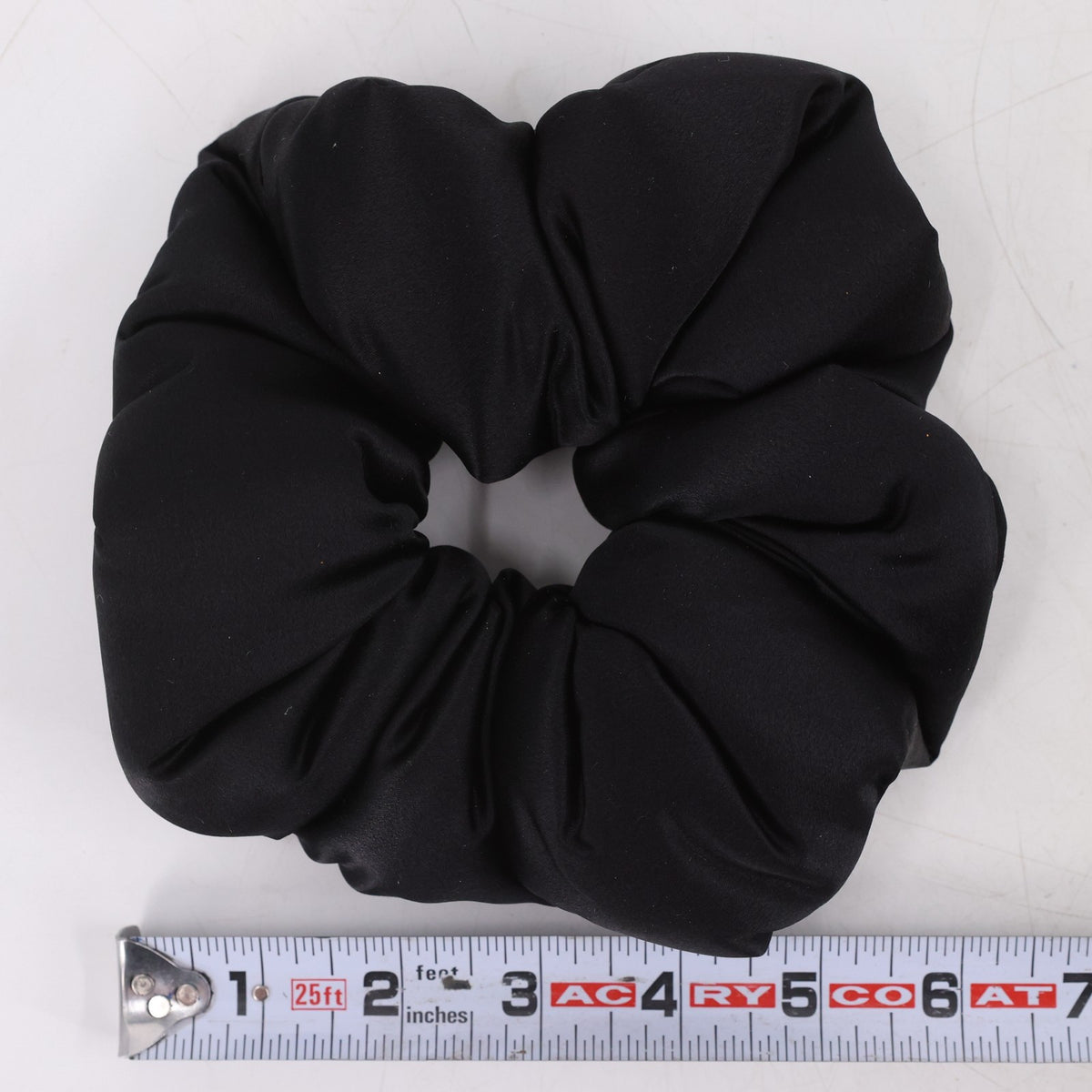 Drowsy Sleep Co Oversized Padded Silk Pillow Scrunchie Black Jade