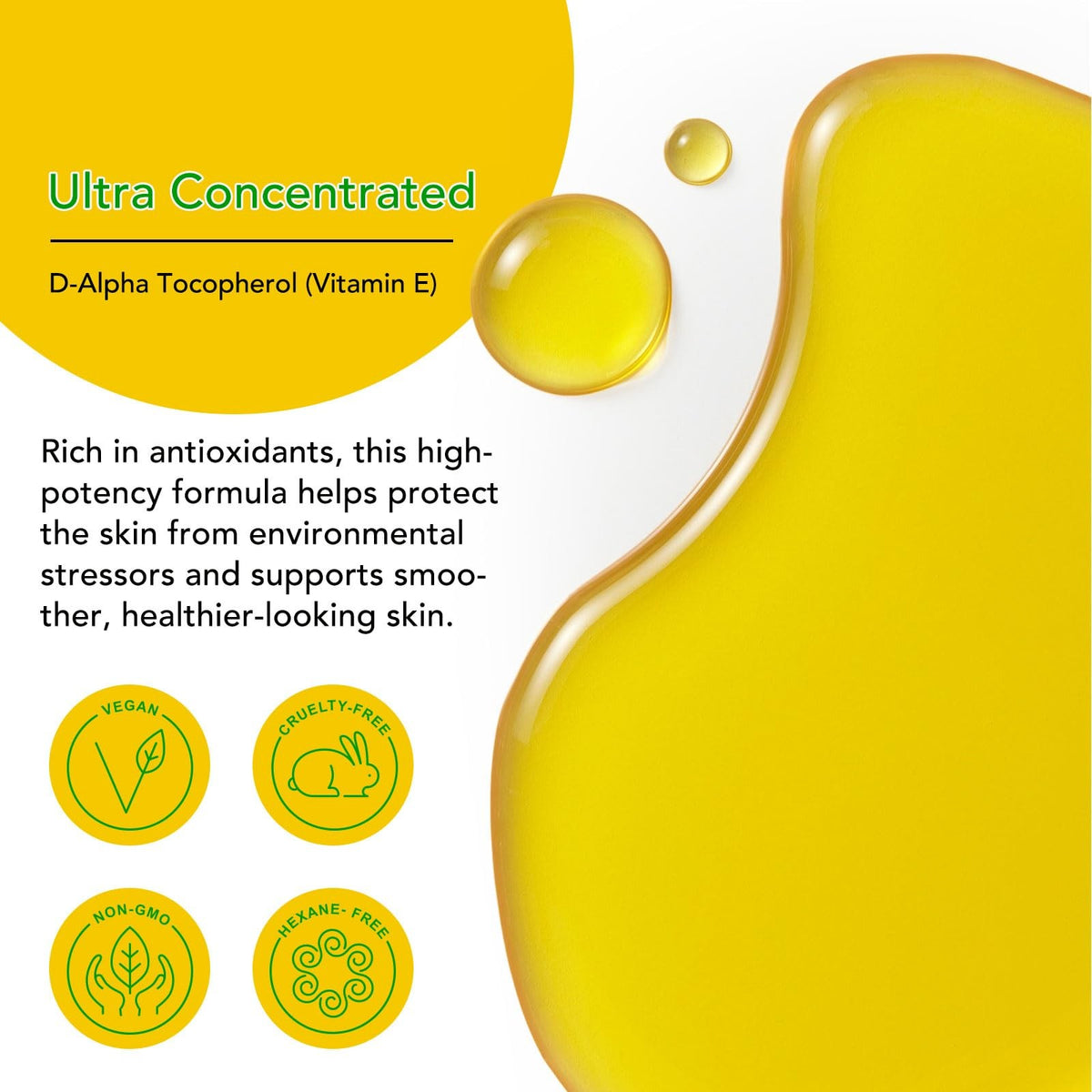 ELBBUB Premium Vitamin E Oil - Ultra Concentrated 2 Fl Oz (Pack of 1)