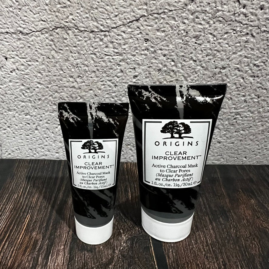 Clear Improvement Active Charcoal Mask Duo - 1 oz + 0.5 oz