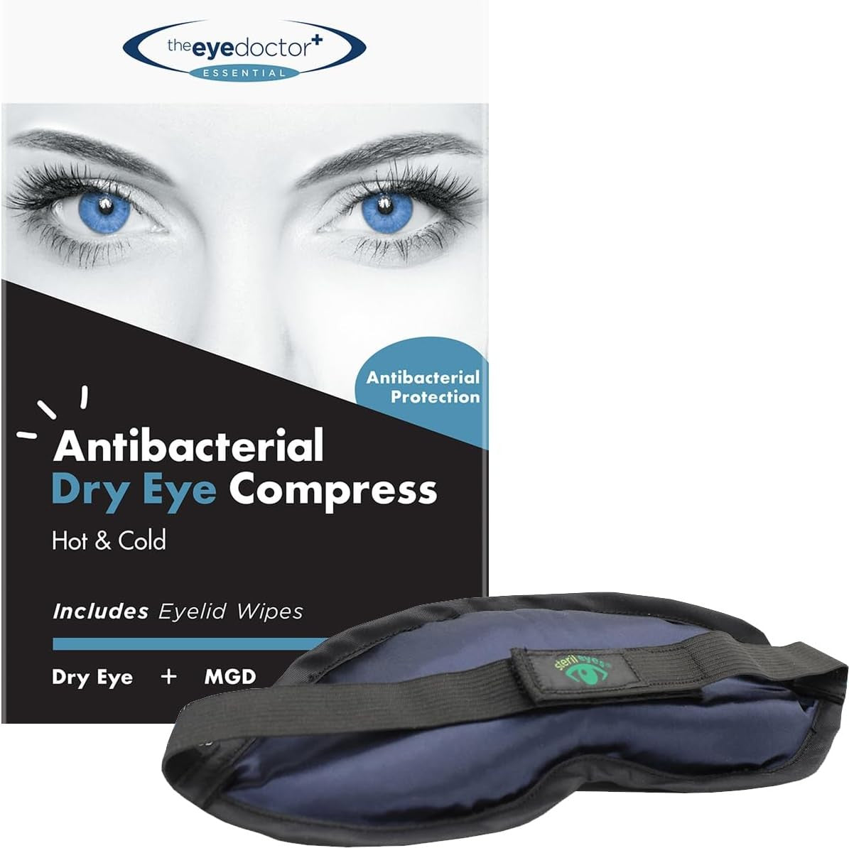 Reusable Hot Cold Antibacterial Eye Compress for Dry Eye & Blepharitis