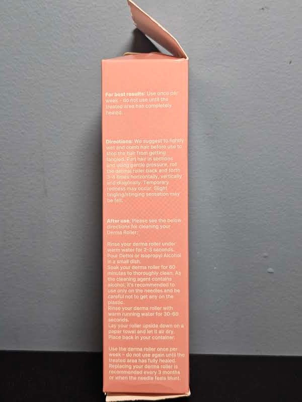 Derma Roller Microneedle Hair Follicle Stimulation System