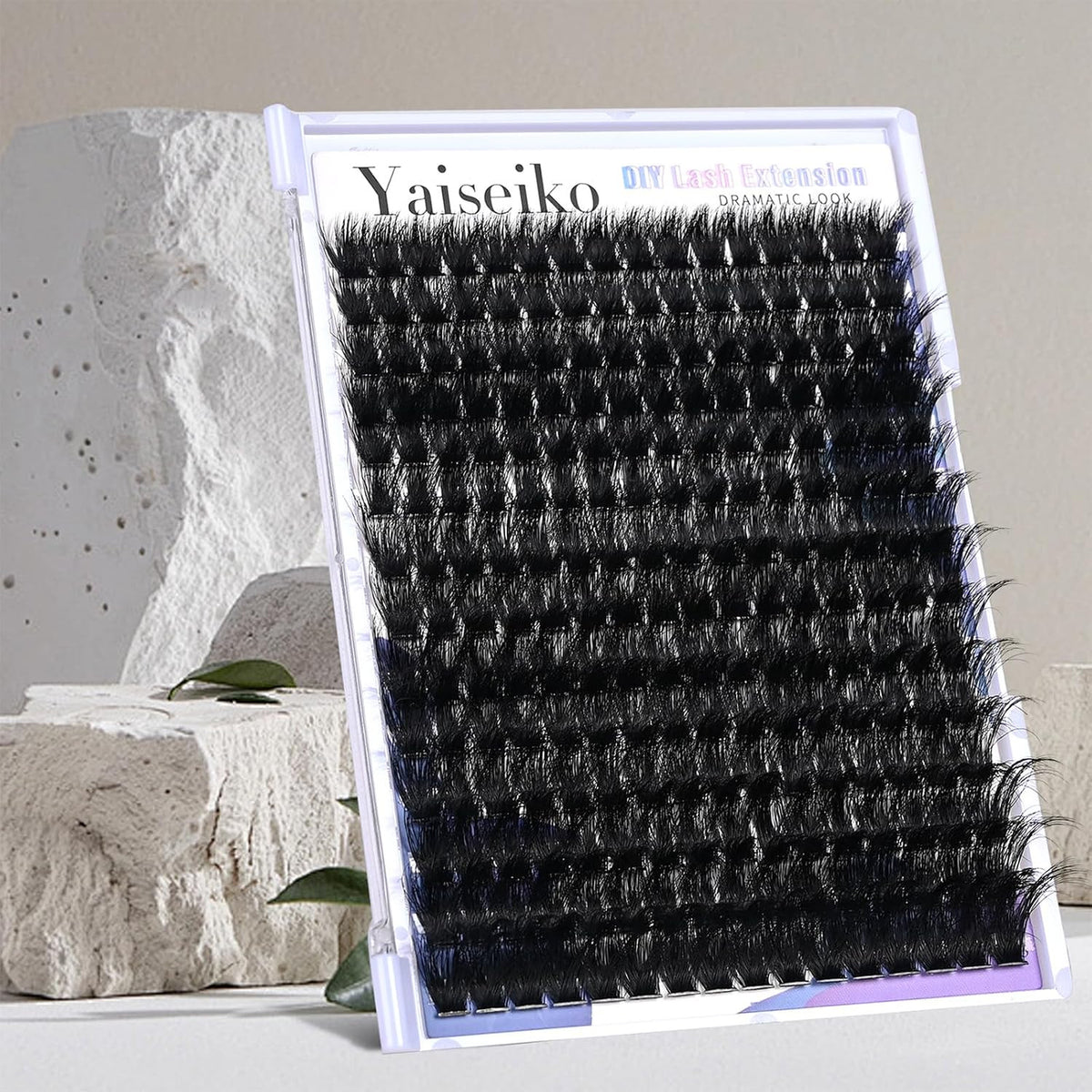 12-25mm Thick Cluster Eyelash Extensions 224Pcs Volume False Lashes