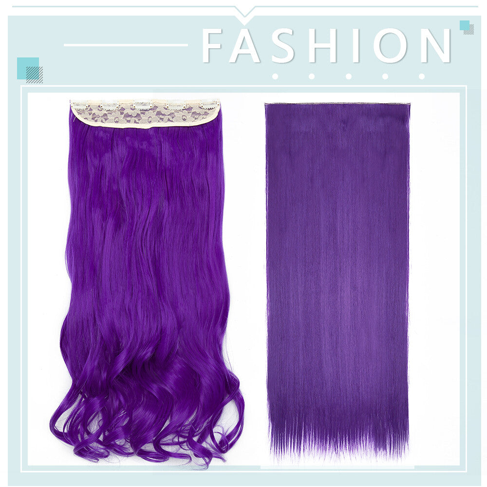 V-Shape & U-Part Clip-In Hair Extensions - Full Head Highlight, Multiple Lengths & Colors