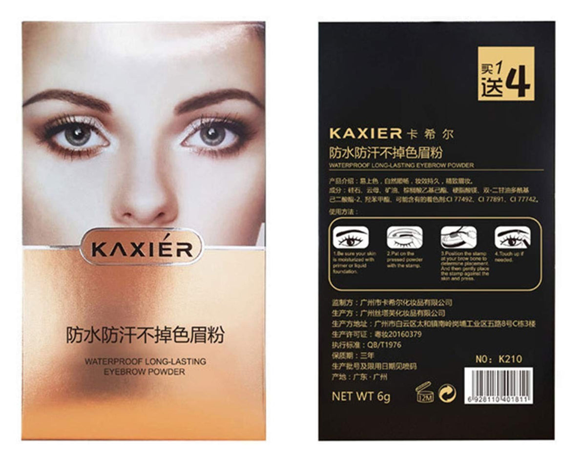 Dark Gray Eyebrow Stamp Kit for Natural, Flawless Makeup