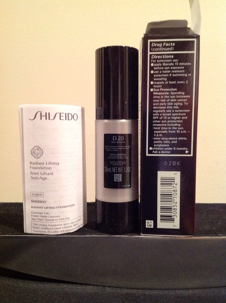 Radiant Lifting Foundation D20 Rich Brown 1.2 Oz - Hydrating, Youthful Finish