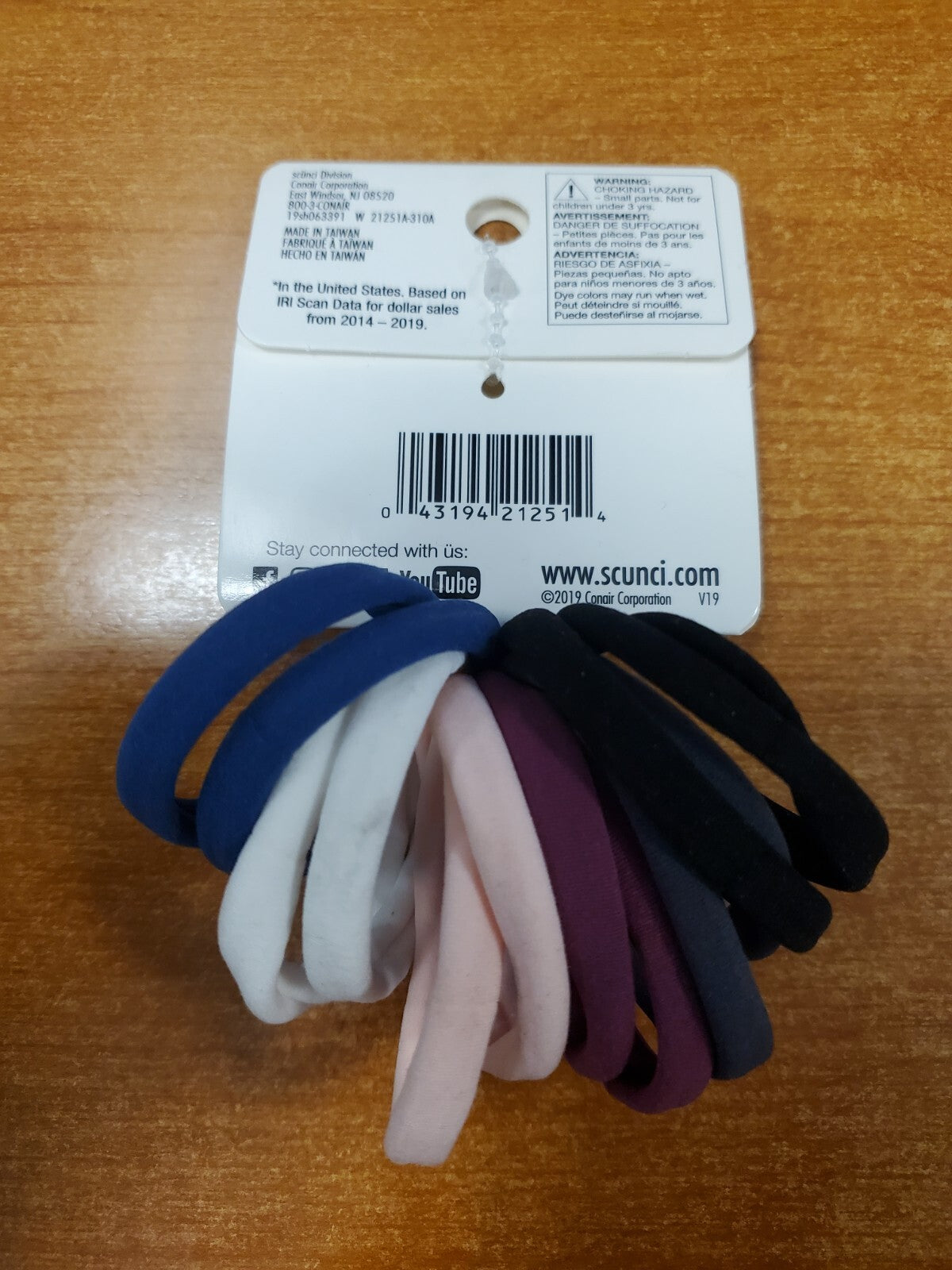 6 Pks of 12: Ponytailers No Damage Super Stretch Elastics Assorted