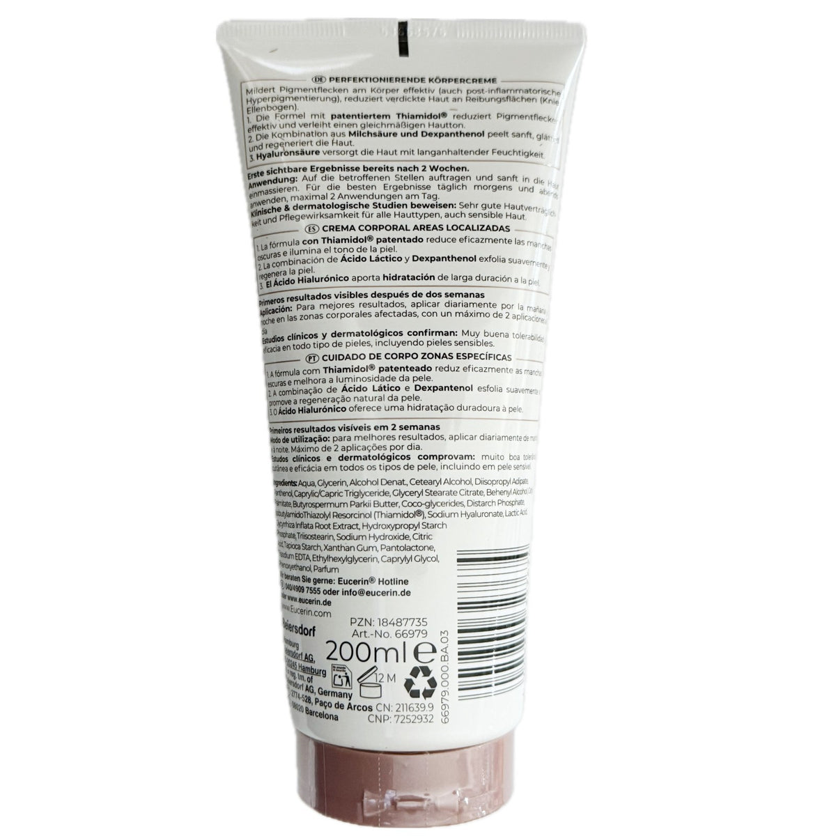 Anti-Pigment Body Cream for Dark Spots & Localized Areas 200ml