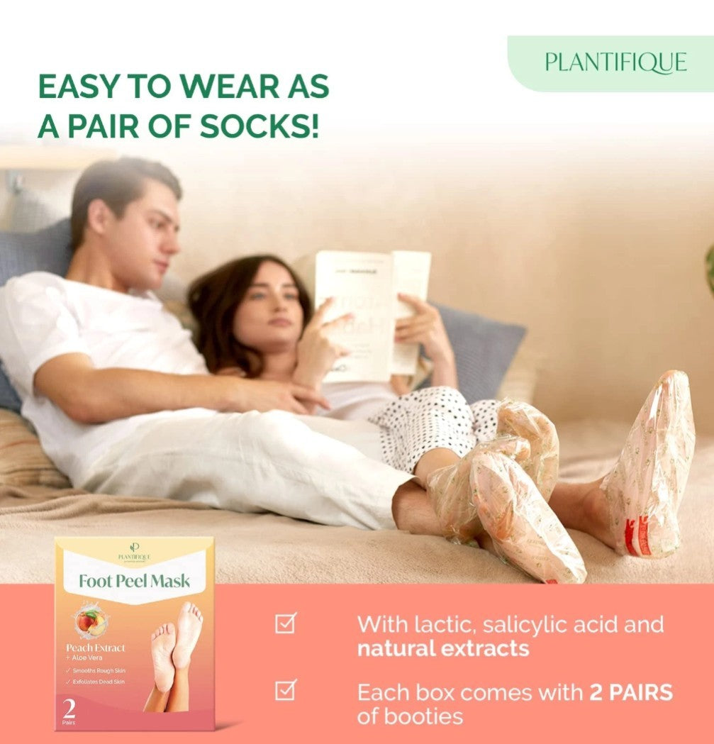 Foot Peeling Mask 2 Pack | Heel Repair & Dead Skin Remover