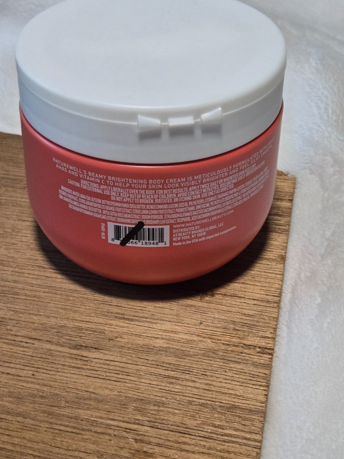 Brightening Body Cream with Vitamin C & Fruit AHAs - 12 oz