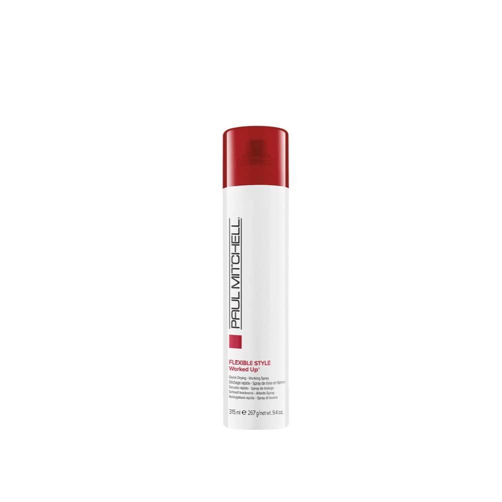 Paul Mitchell Worked Up Quick Drying Hair Spray 9.4 oz - Strong Hold & Flexible Finish