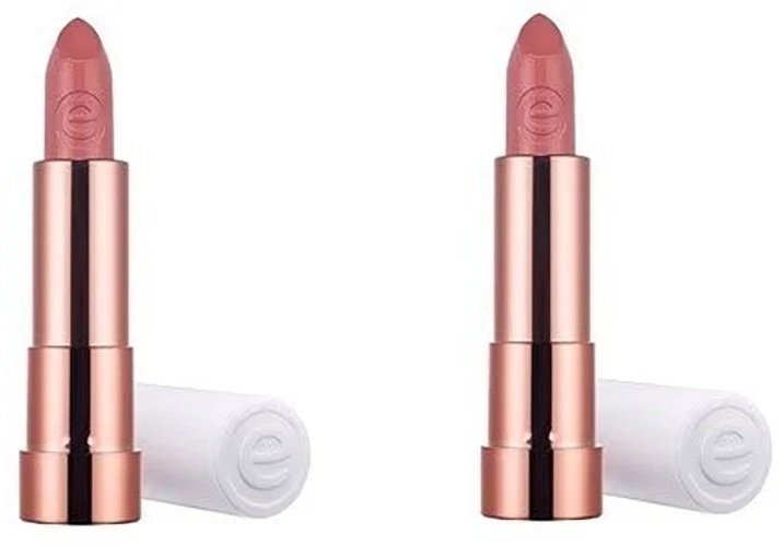 Vegan Semi-Matte Lipstick 2-Pack in Shade #15 Charming - Nude Lip Color