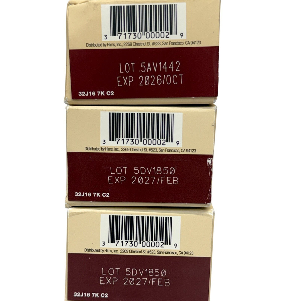 5% Minoxidil Hair Regrowth Treatment for Men - 3 Pack