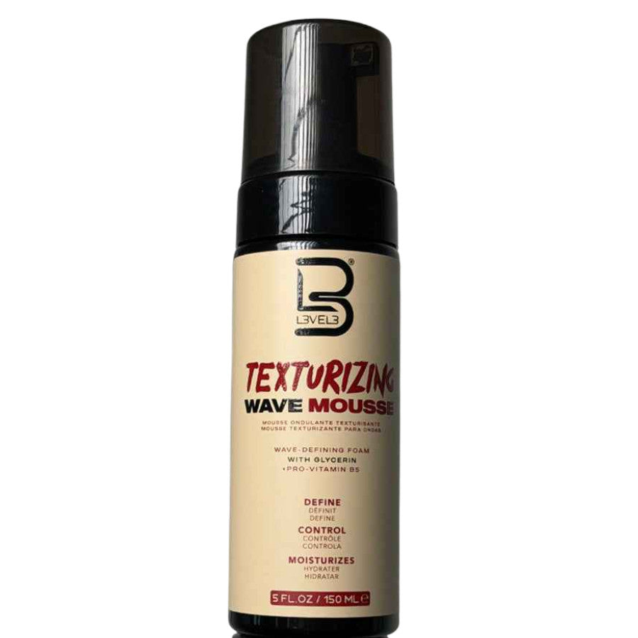Texturizing Wave Mousse 5oz for Natural, Voluminous Waves & Curls