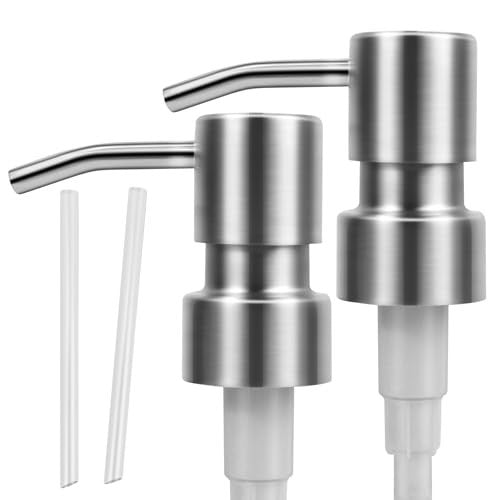 304 Stainless Steel Soap Dispenser Pump 28/400 Thread Replacement - No Leak