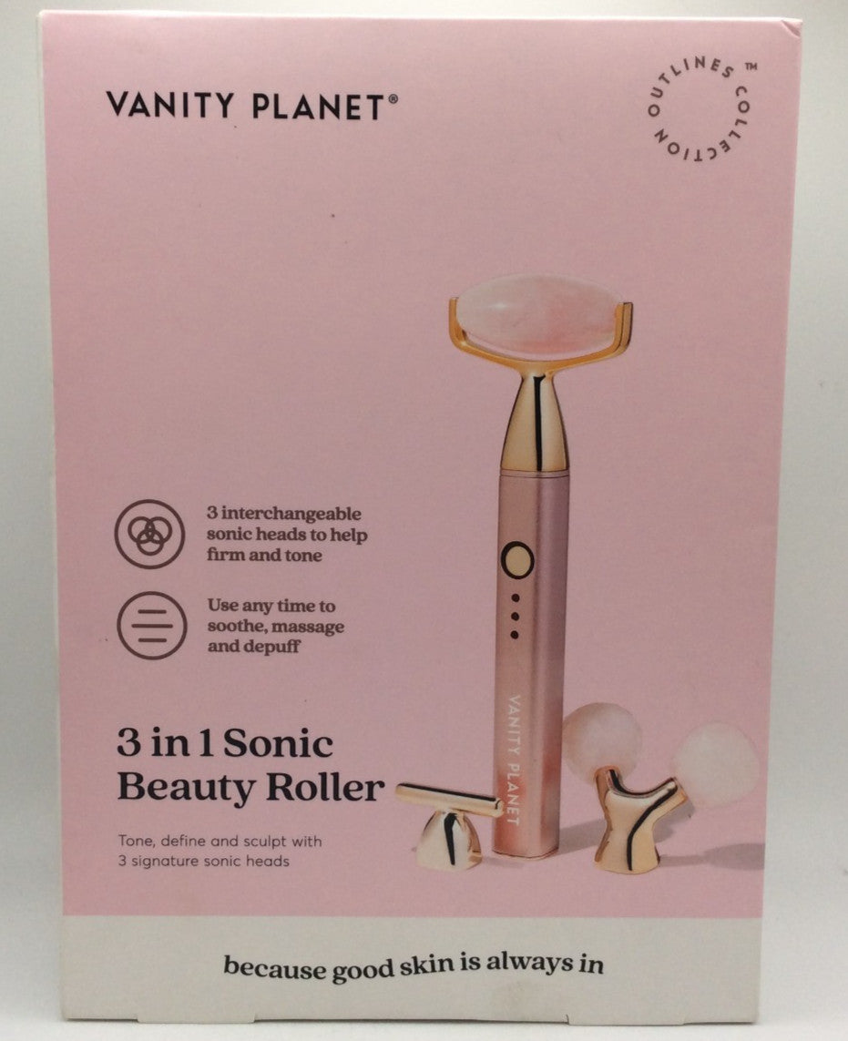 Face & Body Cleansing Kit with Ultrasonic Scrubber & Ice Roller - All Variants