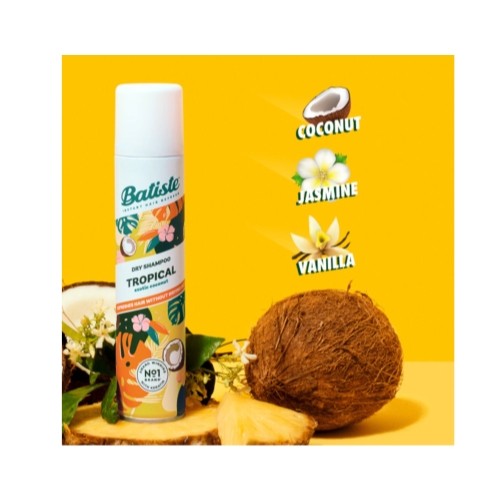 2 Pack Dry Shampoo Tropical Scent - 4.23 Oz Each - Instant Hair Refresh