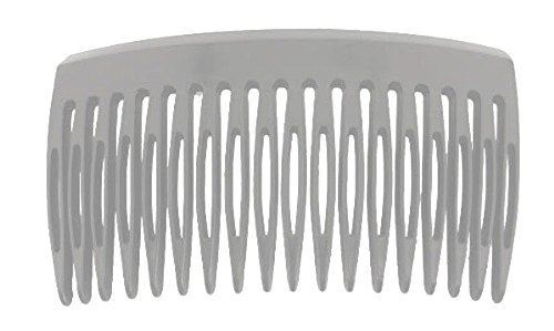 Swiss Made Hair Side Comb 2.25 x 3 inches - Gray, No Hardware