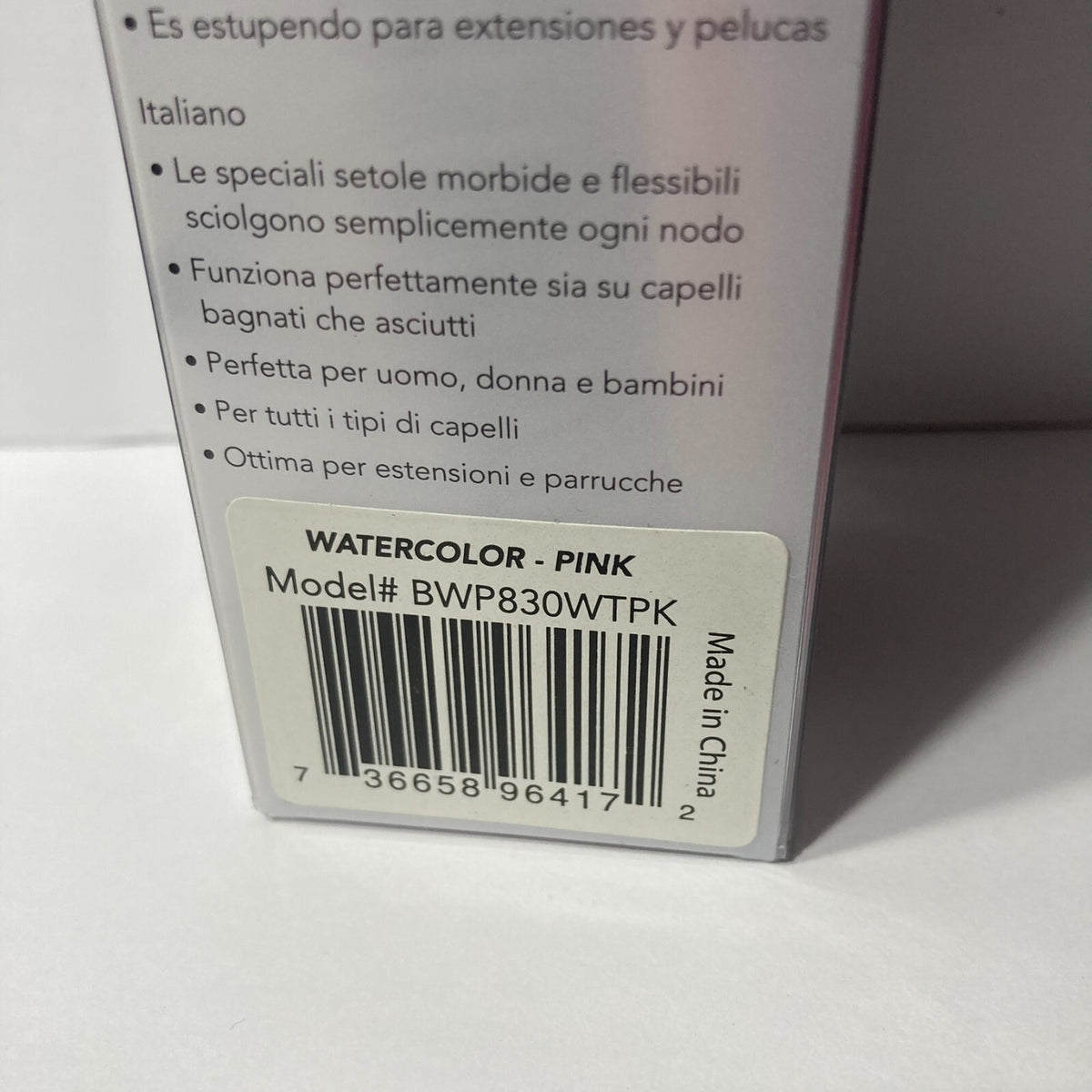 Wet Brush Pro Detangle Hair Brush - Professional Pink Hair Tool