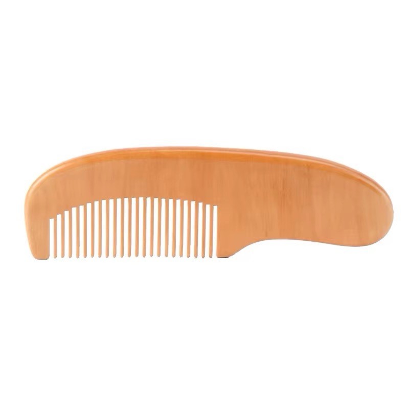 Men's Wooden Beard & Mustache Comb Set - Anti-Static Pocket Travel 2 Pack