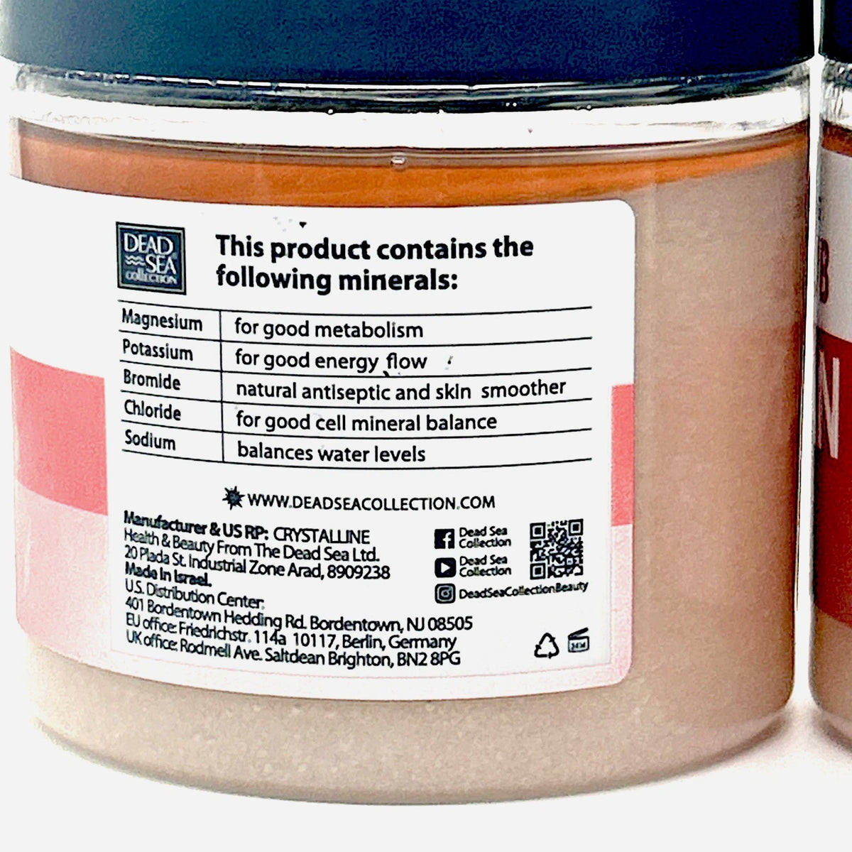 Dead Sea Collection Himalayan Exfoliating Mineral Salt Scrub, 2-Pack