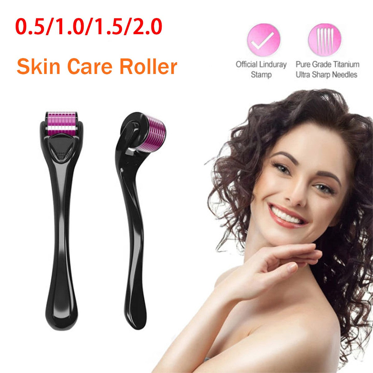 Microneedle Scar Derma Roller for Facial Skin Care - Multiple Sizes