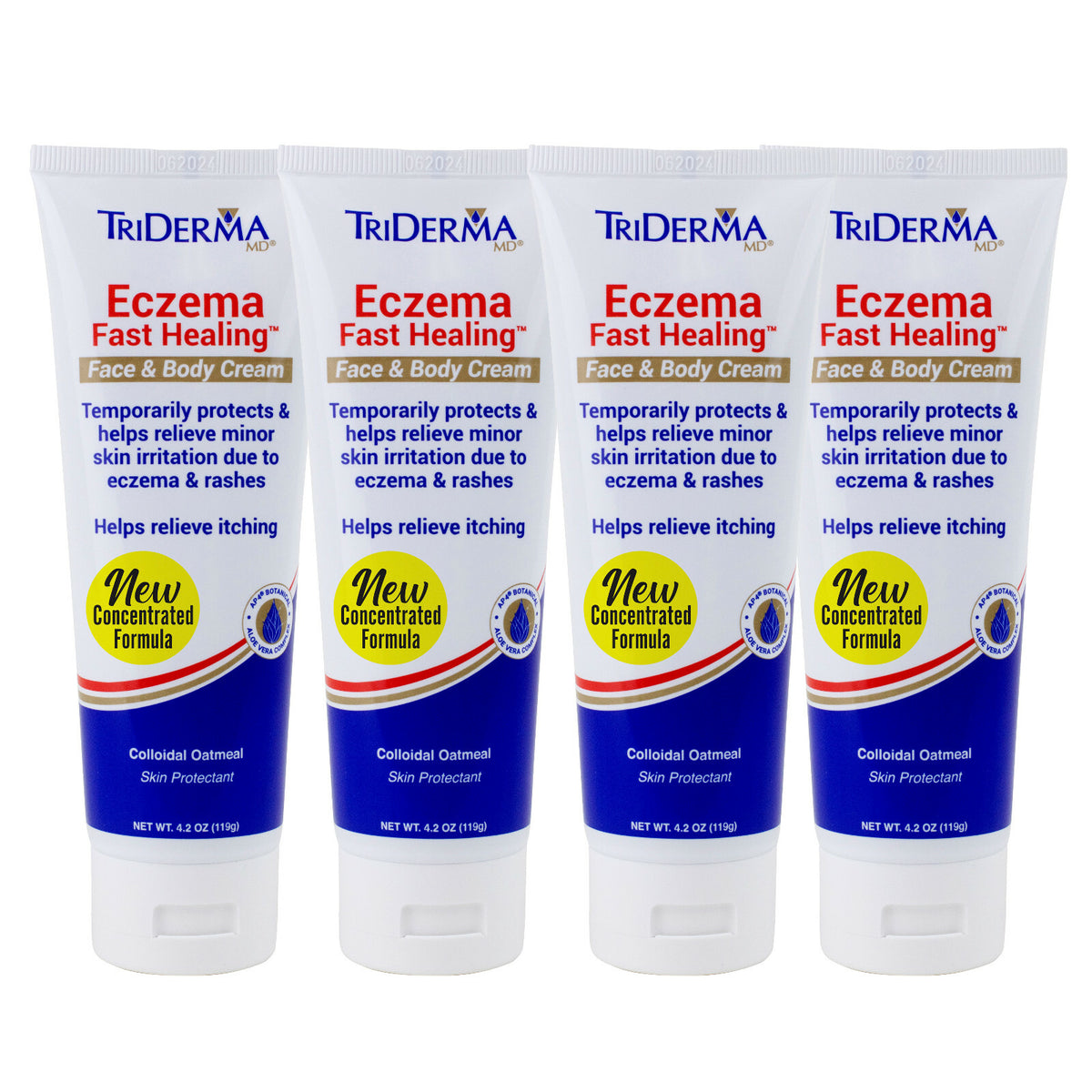 Eczema Fast Healing Cream, 4.2 oz, Pack of 4