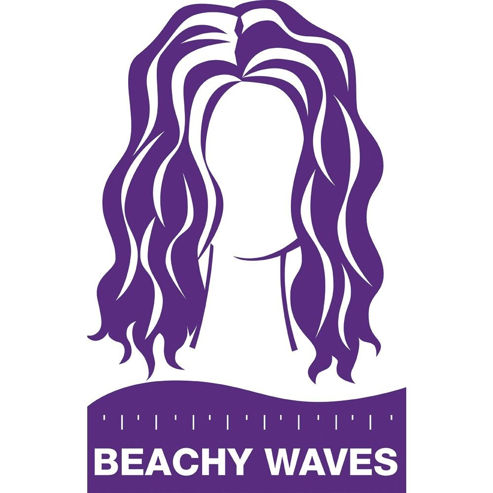 Hair Waver and Curling Wand Set - Beachy Waves, Tousled Curls, 2-in-1 Styling Tool