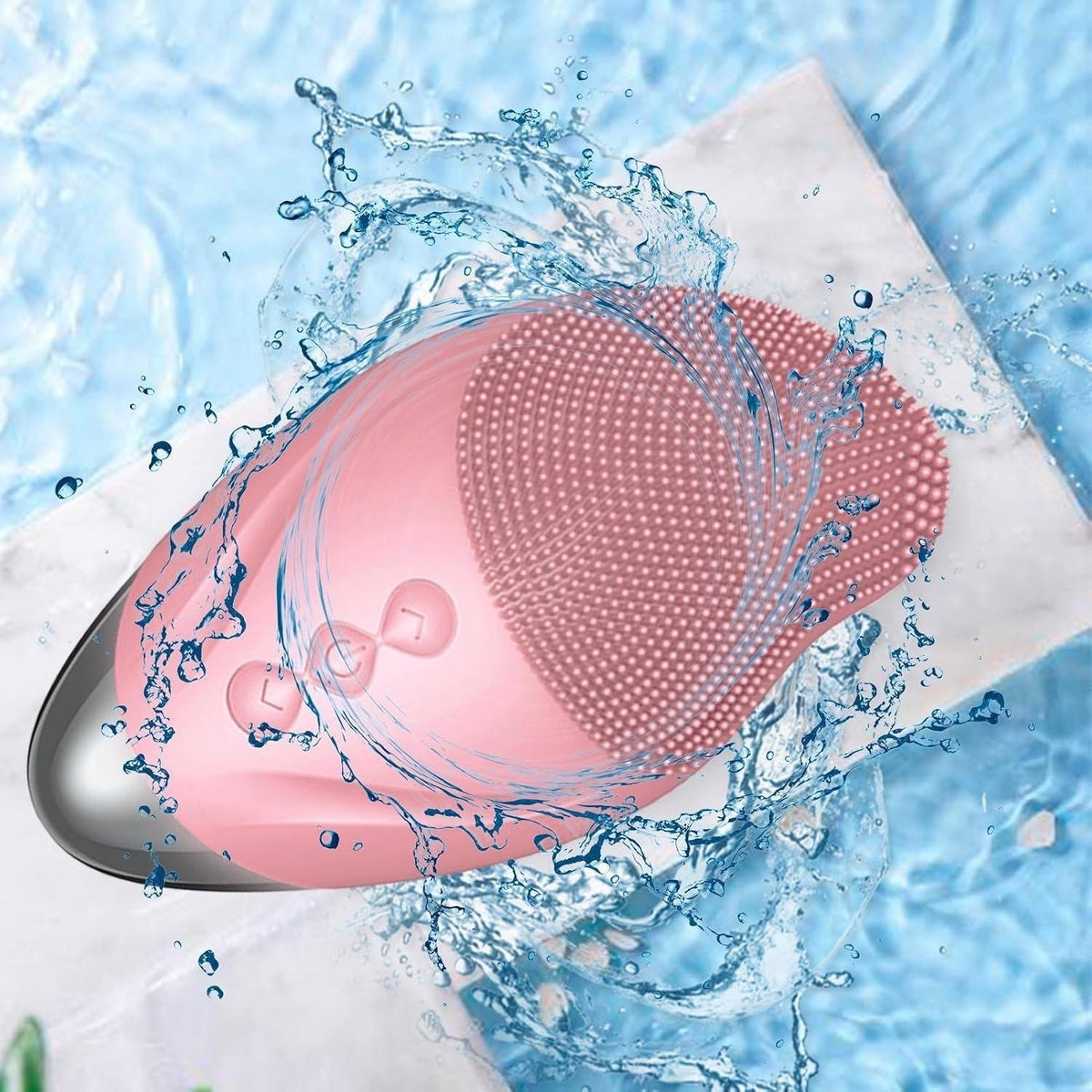 Rechargeable Facial Cleansing Brush with Exfoliation & Face Massager