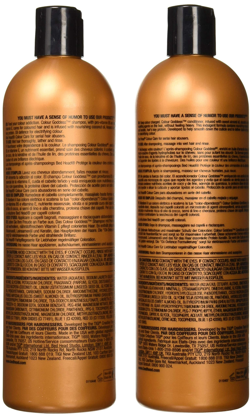 Tigi Bed Head Colour Goddess Oil-Infused Hair Care Duo 25.36oz