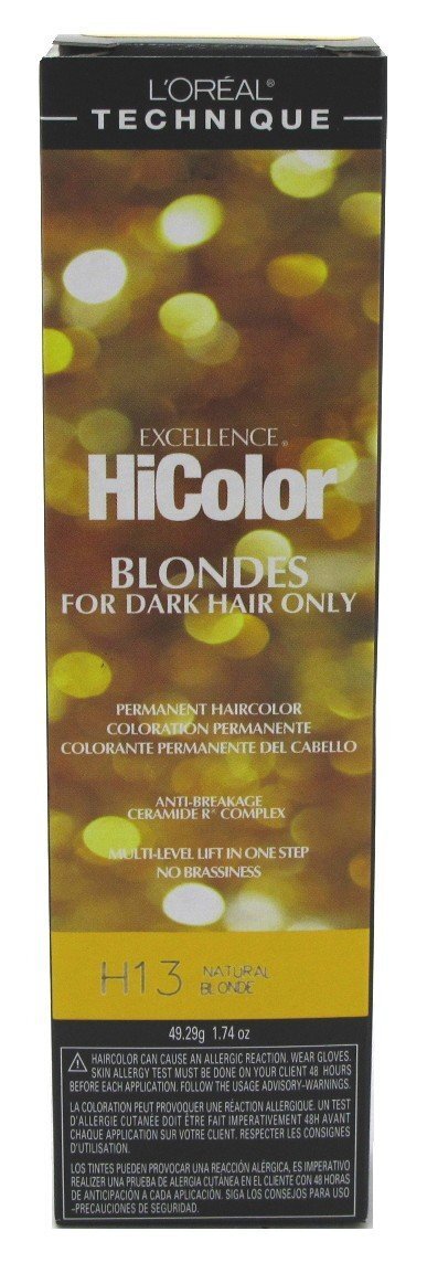 Excellence Permanent Creme Hair Color H13 Natural Blonde 1.74oz