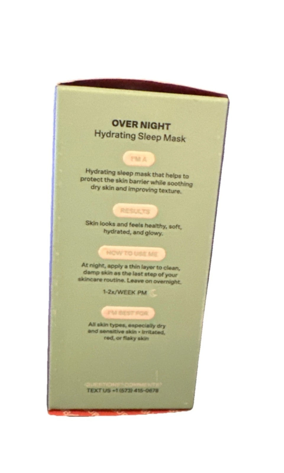 Bubble Overnight Hydrating Sleep Mask - 1.7 fl oz