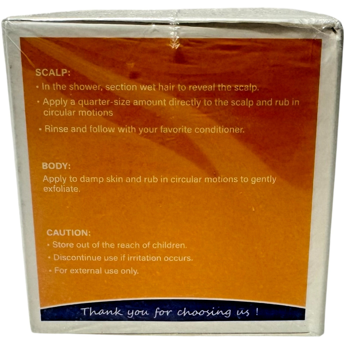 2 In 1 Scalp & Body Scrub - Exfoliating Smooth Moisturizing 8.82 oz