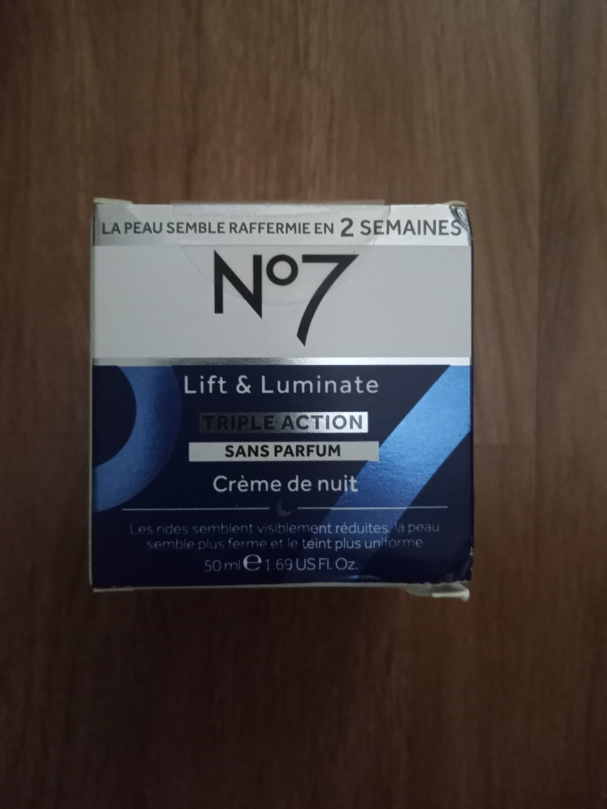 No7 Lift & Luminate Triple Action Night Cream Fragrance-Free 1.69oz
