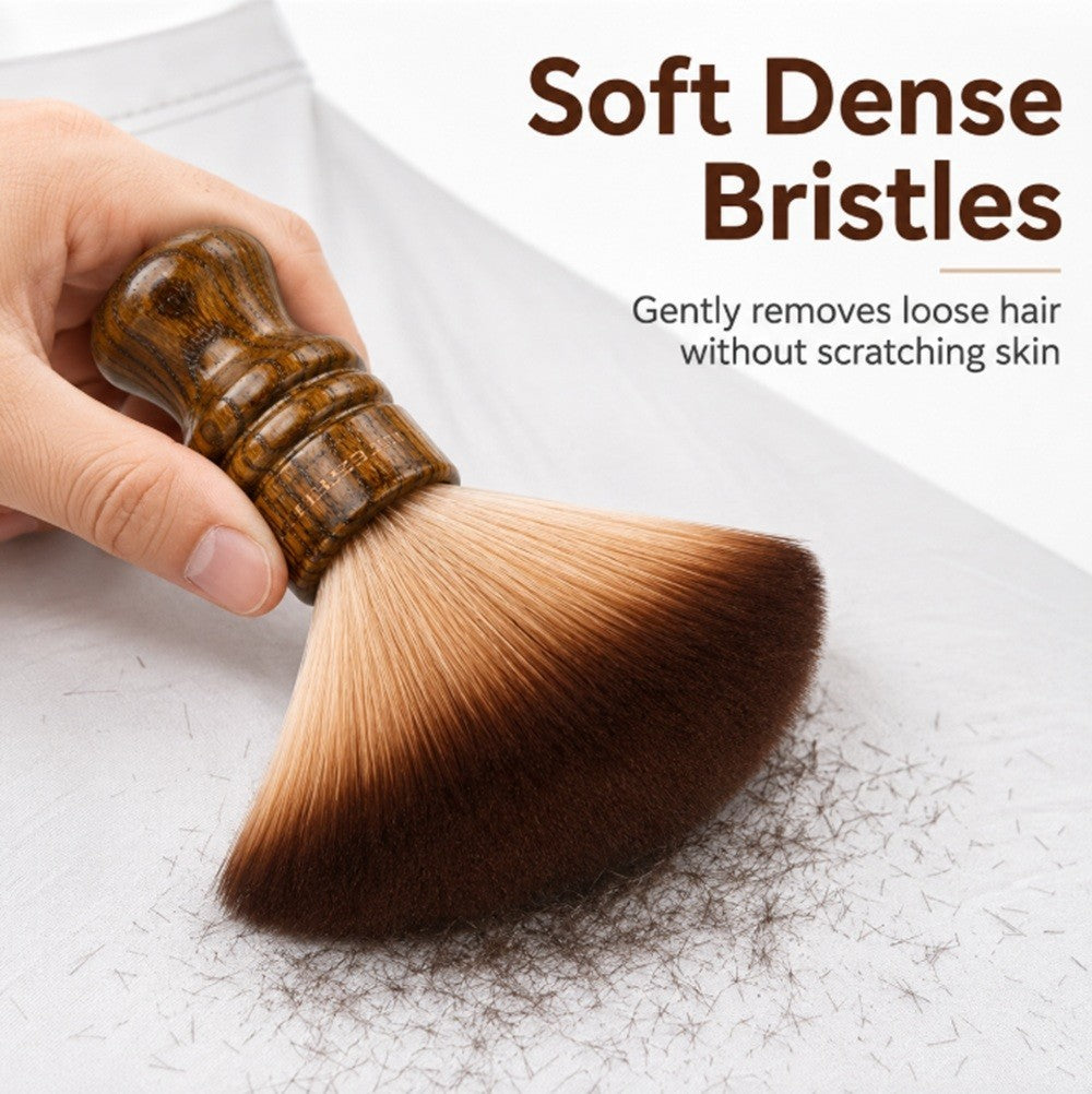 Neck Duster Brush for Haircut & Makeup Powder Removal - Salon & Grooming Tool