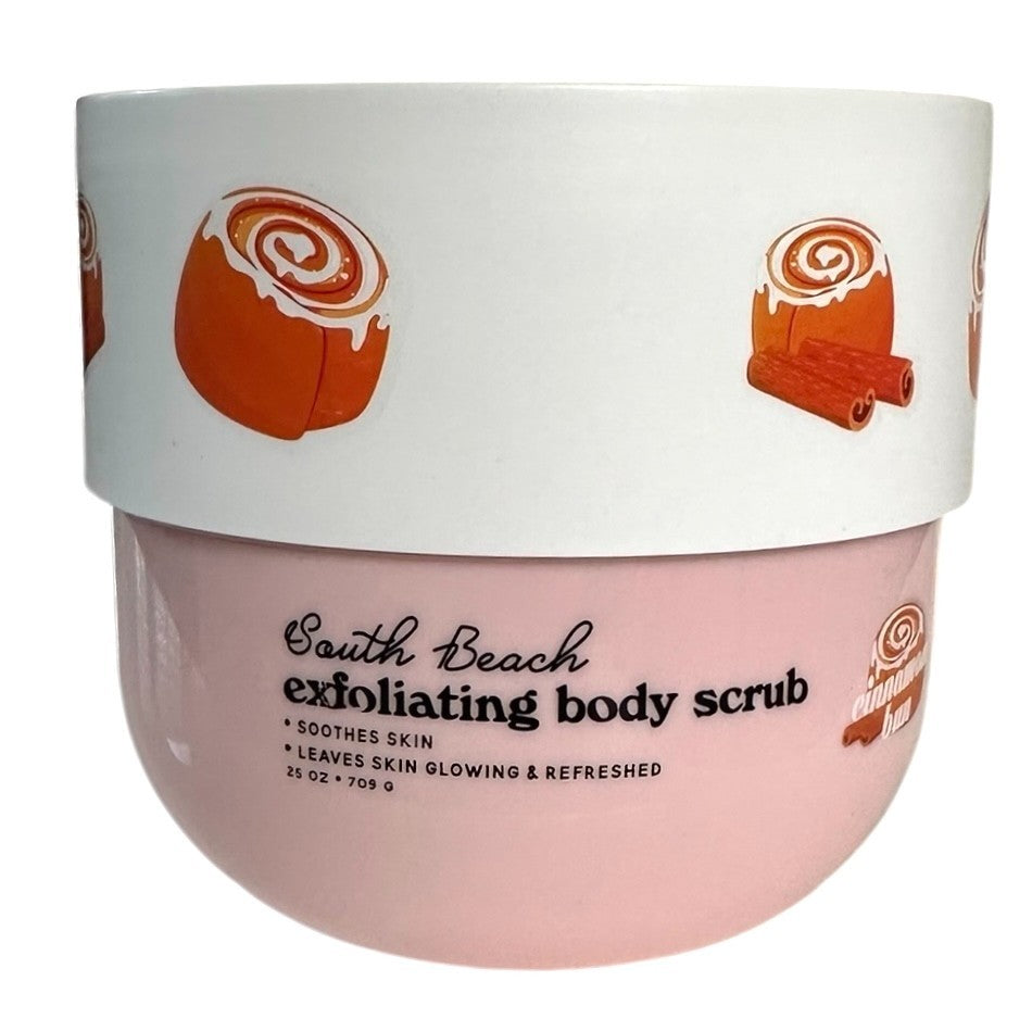 South Beach CINNAMON BUN Exfoliating Body Scrub - 25 oz