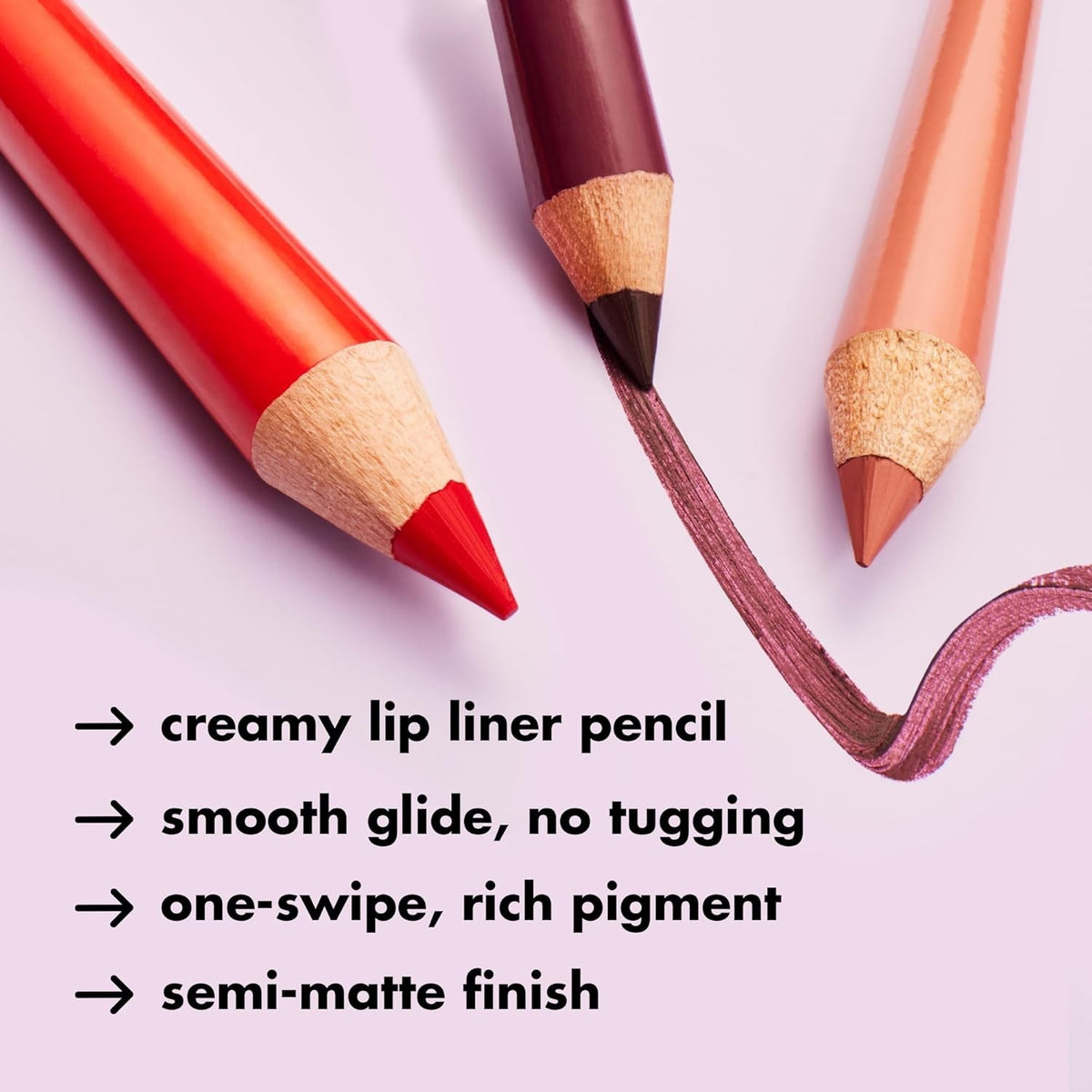 Cream Glide Lip Liner in Plum & Get It - Ultra-Pigmented Semi-Matte