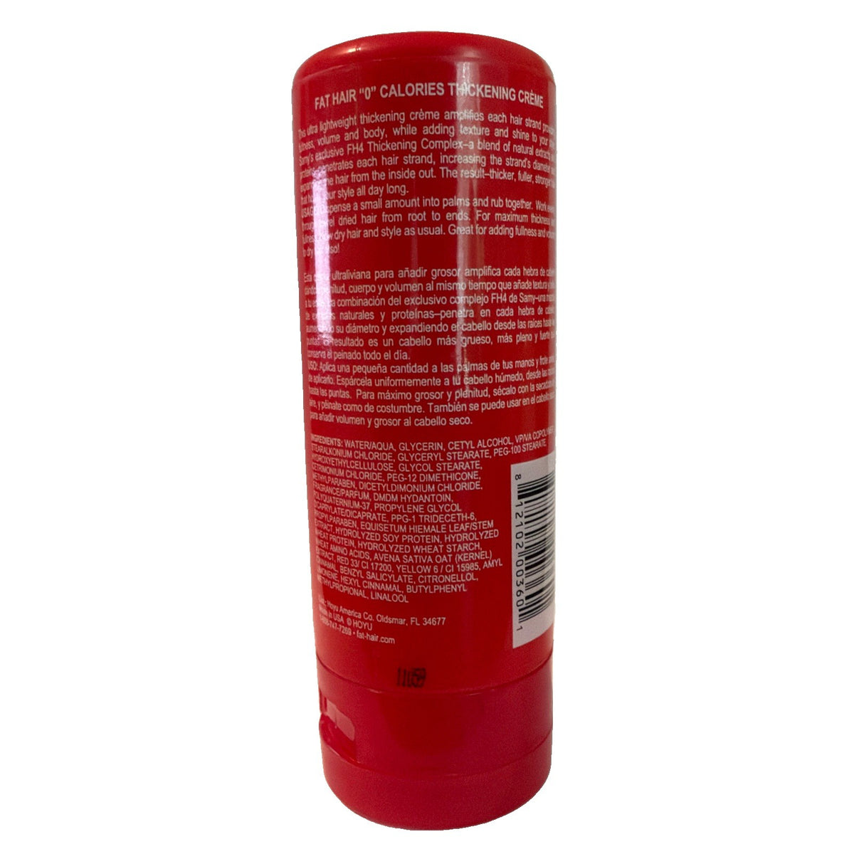 Hair Thickening Cream - Samy Fat Hair 5.25oz for Volume & Fullness