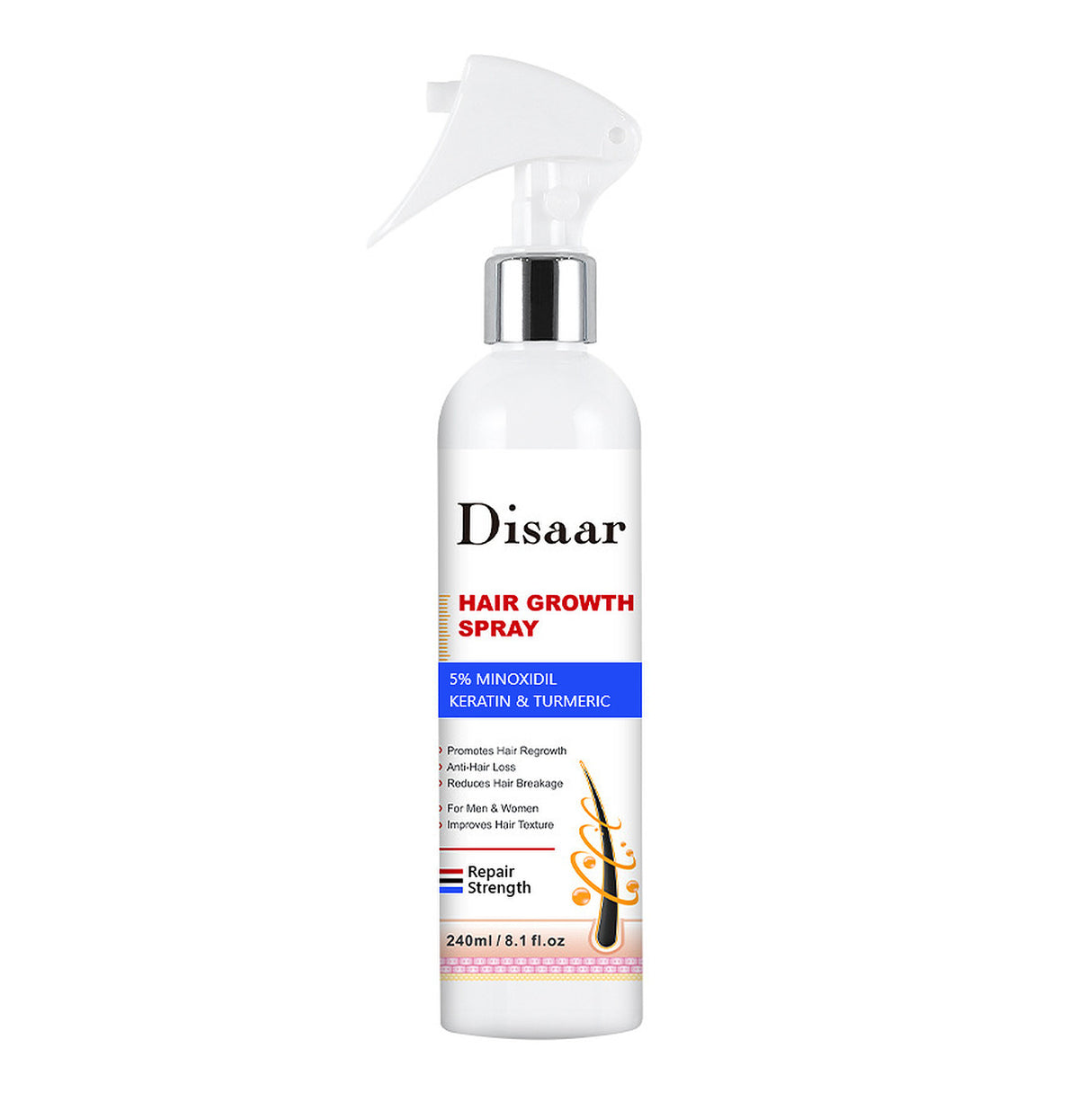 Disaar Beauty Hair Growth Spray Rosemary Castor Argan Anti-Hair Loss