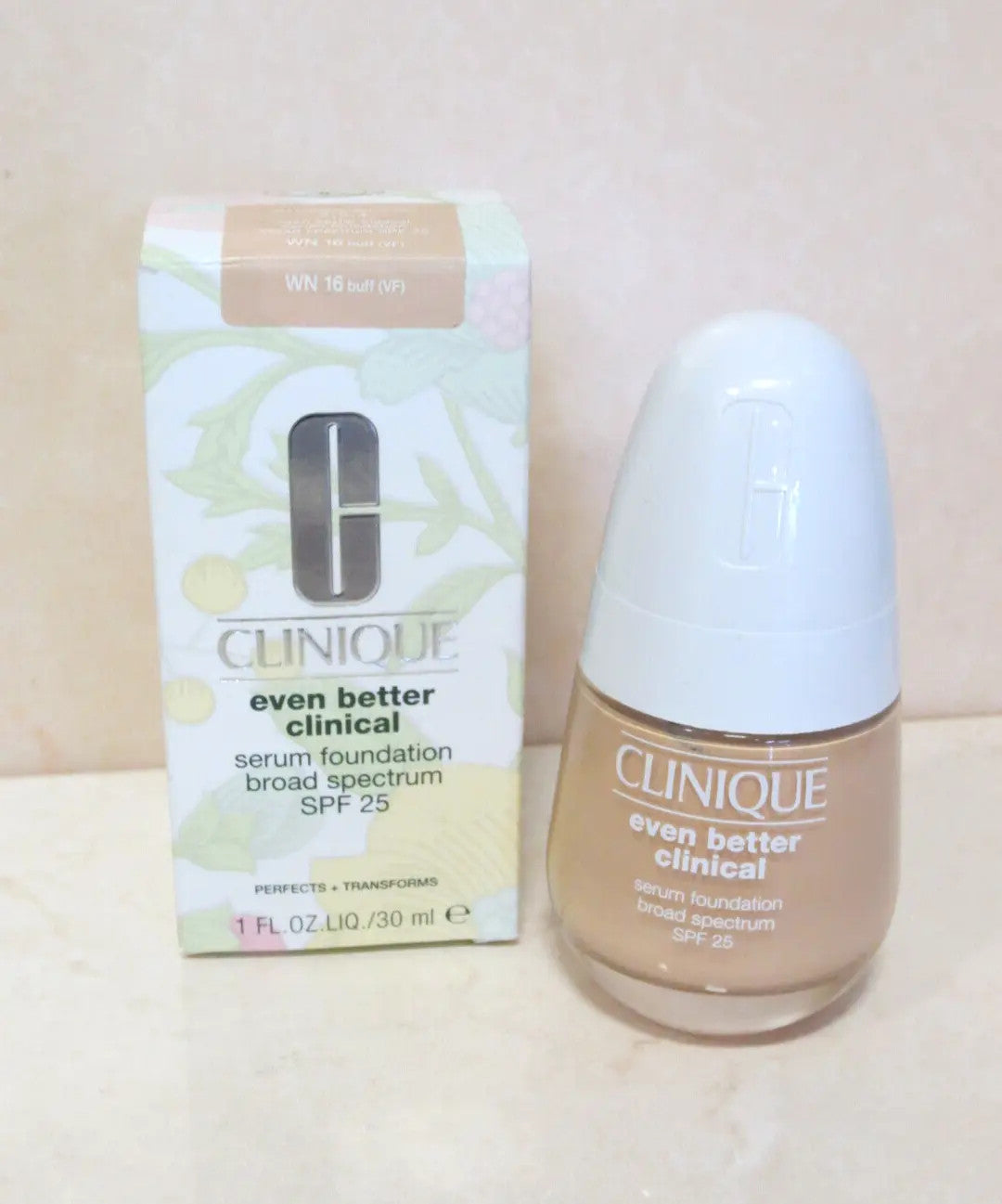Full-Coverage Serum Foundation SPF 25 - Matte Finish, Long Wear, All Shades