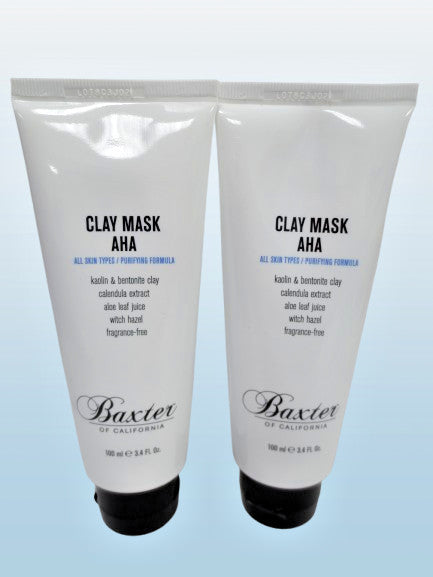 Clay AHA Mask for All Skin Types - 3.4 oz (2-Pack)