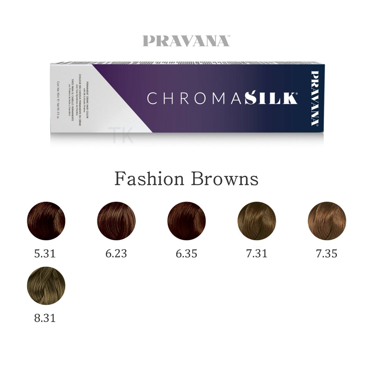 PRAVANA CHROMASILK Permanent Creme Hair Color 3oz